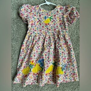 Mini Boden jersey chicks dress 3-4 T